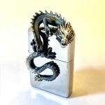 فندک زیپو اژدها سه‌بعدی