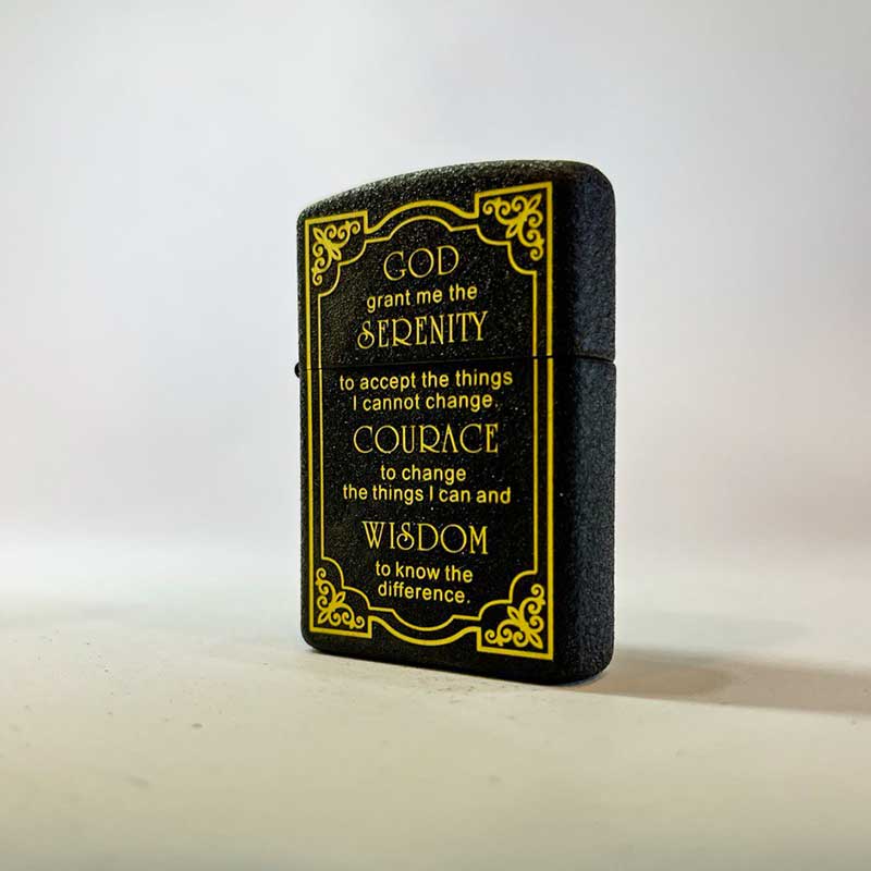 فندک زورو مشکی آسفالتی