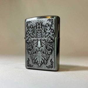 فندک زیپو مرد سبز