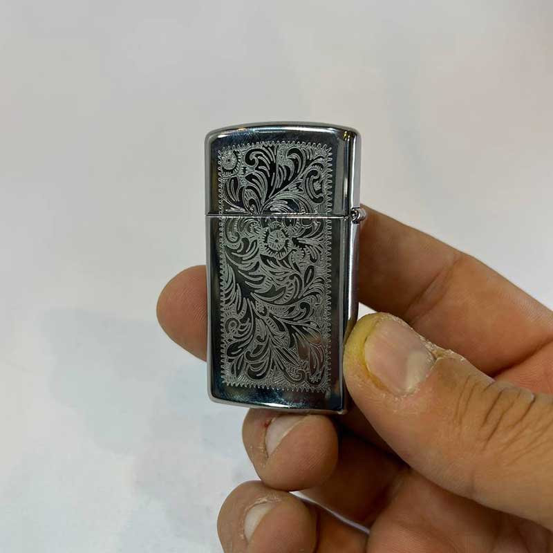 فندک زیپو اسلیم گل ونیزی