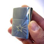 فندک زیپو طرح ستاره