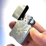 فندک زیپو طرح ستاره