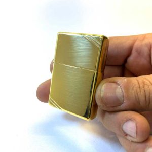 فندک زیپو وینتیج طلایی