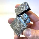 فندک زیپو عقاب و پرچم