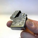 فندک زیپو عقاب و پرچم