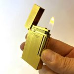 فندک دوپونت طلایی شمش