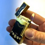 فندک دوپونت مشکی طلایی