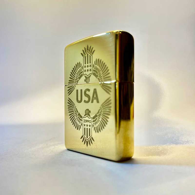 فندک زیپو عقاب و پرچم