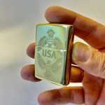 فندک زیپو عقاب و پرچم