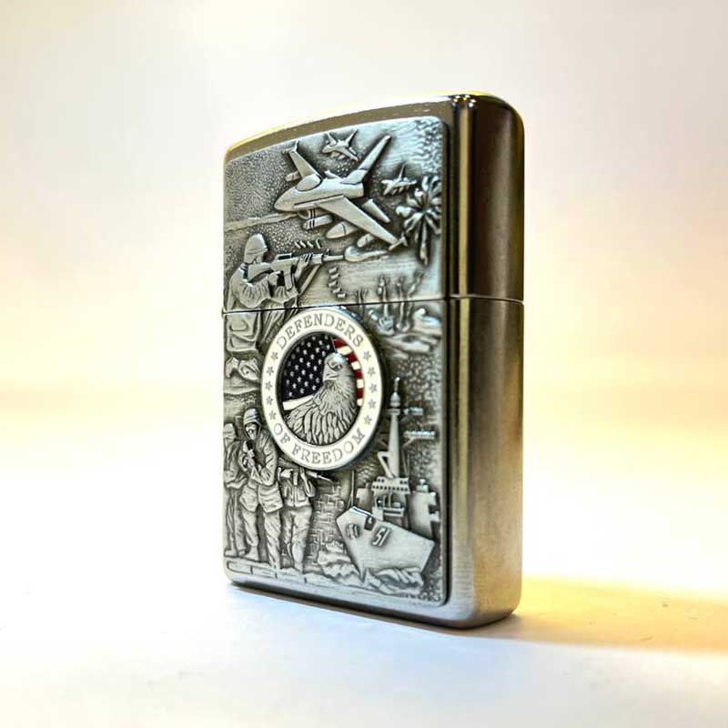 فندک زیپو اصل پلاکدار