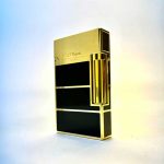 فندک دوپونت طلایی مشکی