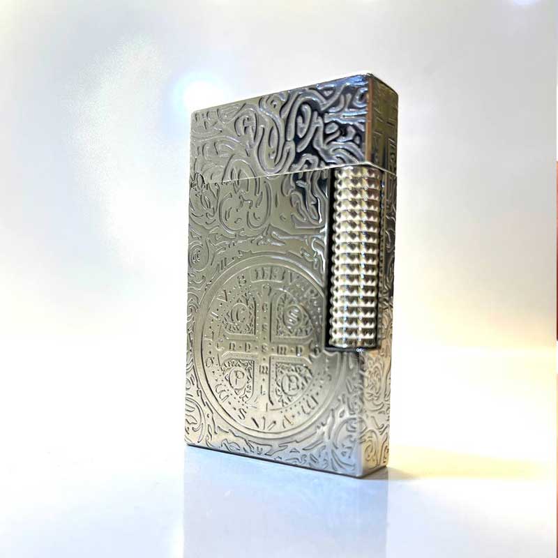 فندک اس تی التون نقره ای