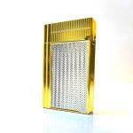 فندک کالوریس نقره‌ ای طلایی