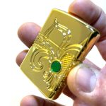 فندک زیپو روکش طلا