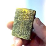 فندک زیپو اصل طرح صلیب