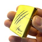 فندک زیپو اصل طرح گرگ