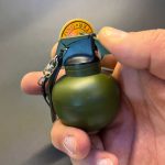فندک سرکلیدی طرح نارنجک شعله اتمی