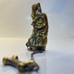 فندک دست ساز طرح سگ نگهبان