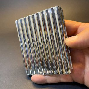 جاسیگاری استیل نقره ای