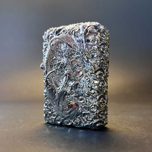 فندک نقره ای اژدها سوار