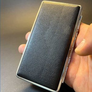 کیس سیگار باریک مشکی جاسیگاری