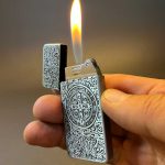 فندک طرح صلیب کنستانتین نقره ای کارتی