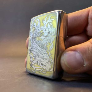 فندک زیپو طرح ماهی